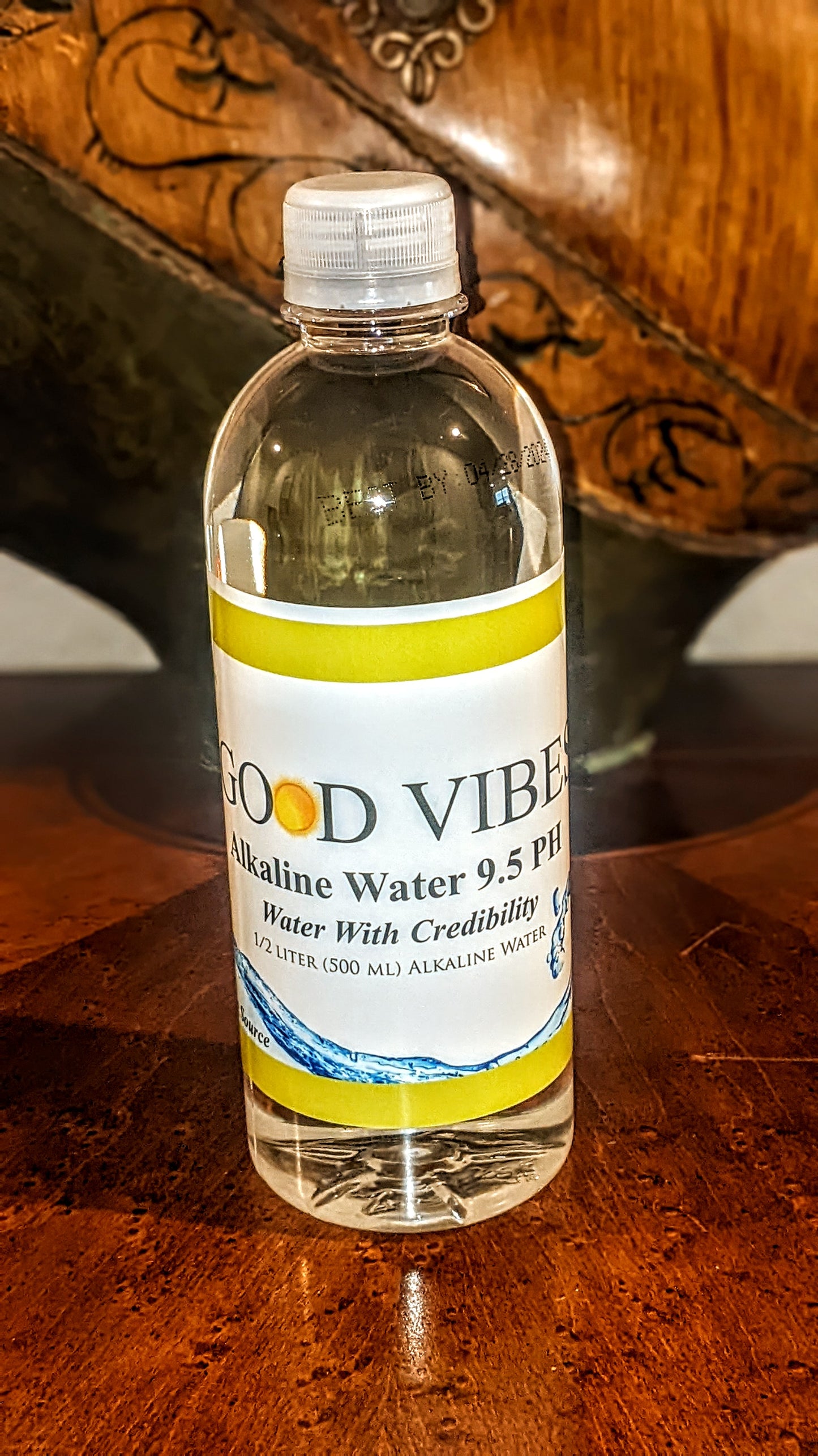 Good vibes alkaline water